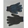 Перчатки 10 класс(6) с ПВХ черные люкс